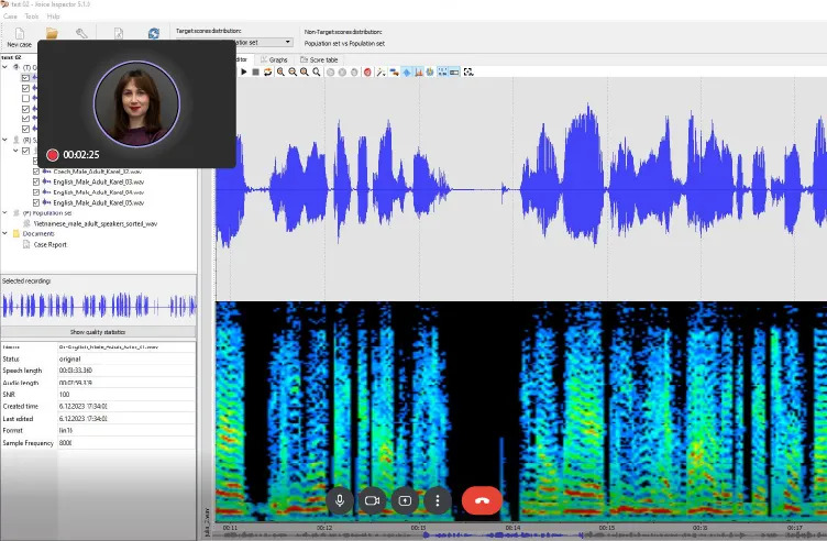 Phonexia Voice Inspector